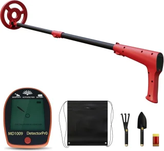 Aufun Metaaldetector Kinderdetector Rood