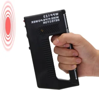 Balkendetector leidingzoeker wandscanner 16 x 10 x 5 cm zwart