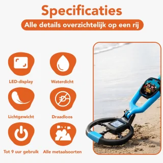 Wat vinden we goed aan de Banzoo® Metaaldetector voor kinderen