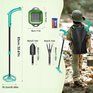 Bedee Kindermetaaldetector Blauw