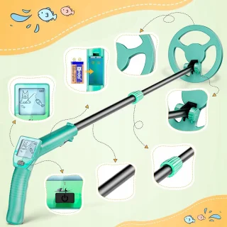Bedee Kindermetaaldetector Blauw