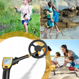 Bedee Metaaldetector voor Kinderen Oranje/Zwart