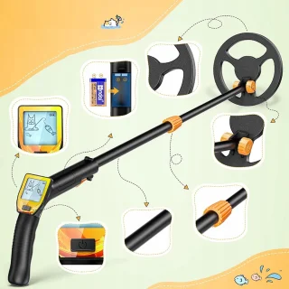 Bedee Metaaldetector voor Kinderen Oranje/Zwart