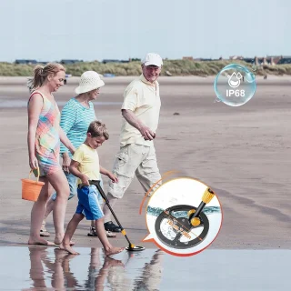 Bedee Metaaldetector voor Kinderen Oranje/Zwart