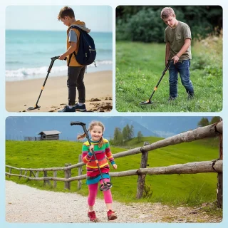 Bedee Metaaldetector voor Kinderen Oranje/Zwart