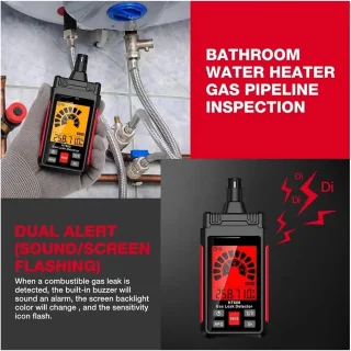 Brandbare gasdetector