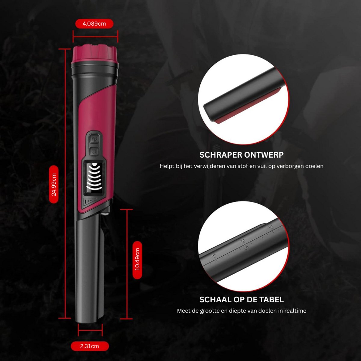 Wat vinden we goed aan de CLGP Metaaldetector Volwassenen en Kinderen Pinpointer Professional