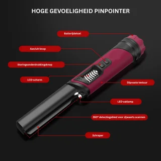 CLGP Metaaldetector Volwassenen en Kinderen Pinpointer Professional