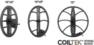 Coiltek 14" DD elliptisch zoekschijf voor Minelab EQUINOX 600/800