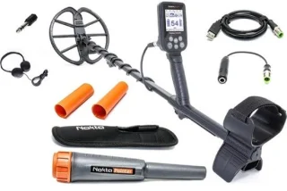 Complete waterdichte metaaldetectorset met pinpointer