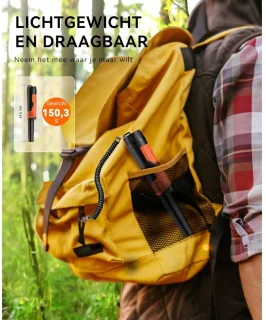 CRLYN Metaaldetector Pinpointer Zwart Oranje