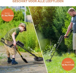 CRLYN Metaaldetector Starterset met Pinpointer