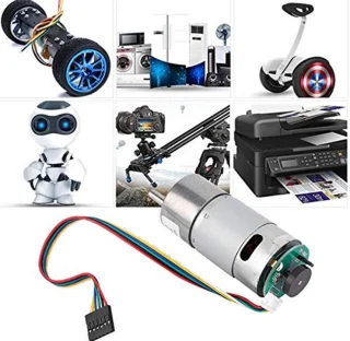DC tandwielmotor 12/24V 37 mm (12V 200 RPM)