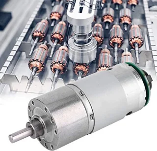 DC tandwielmotor 12/24V 37 mm (12V 200 RPM)
