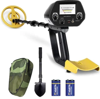 DETECT-IT Metaaldetector Verstelbaar Inclusief Batterijen en Schep