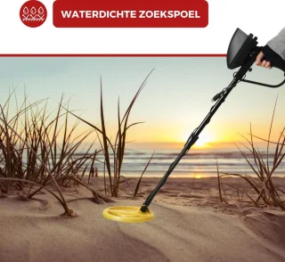 DETECT-IT Metaaldetector Verstelbaar Inclusief Batterijen en Schep