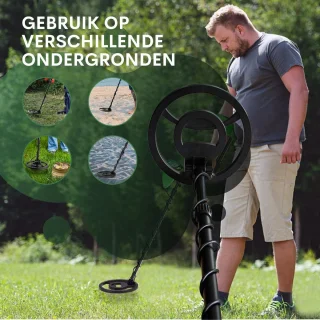 DETECT-IT PRO Metaaldetector inclusief Schep en Batterijen