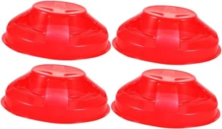 Detector beschermhoezen 8 stuks rood