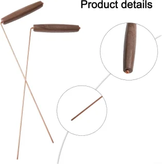 Detector staaf set - 29 cm - koperkleurig