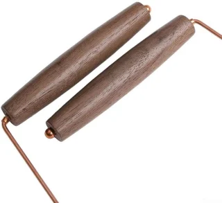 Detector staven - 29x12 cm - koperkleurig