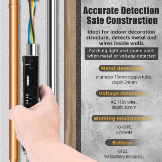 Detector voor Muur en Leidingen