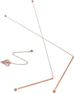 Detectorstangen - koperen sondes - brons - 2 stuks