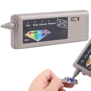 Diamant tester - edelsteen pen - zwart
