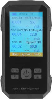 Digitale emf-meter zwart