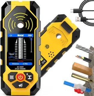 Digitale Kabelzoeker Wandscanner - Geel