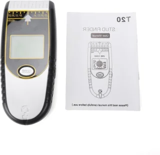 Digitale muurscanner detector hout metaal 21 cm zilver