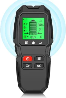 Digitale wanddetector 20 cm zwart
