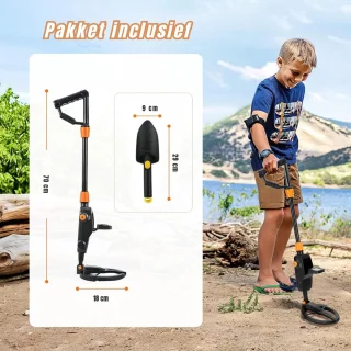 Wat vinden we goed aan de DnA® Metaaldetector voor kinderen - Zwart