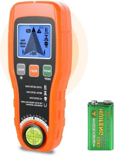 Draadzoeker muurscanner - kabelzoeker & metaaldetector - Oranje