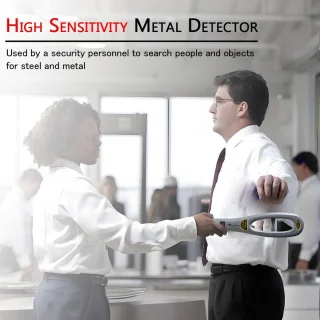 Draagbare Handmetaaldetector