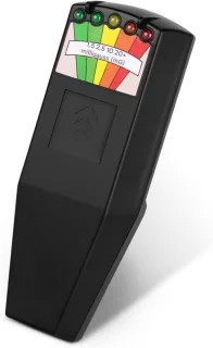 Draagbare LED elektromagnetische velddetector - Zwart