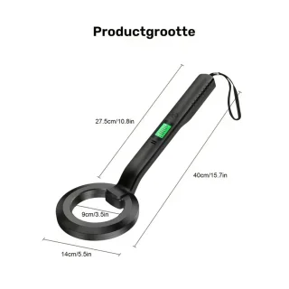Draagbare Metaaldetector – Handmodel