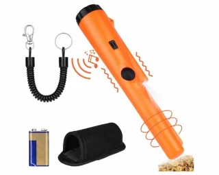 Draagbare metaaldetector pinpointer oranje