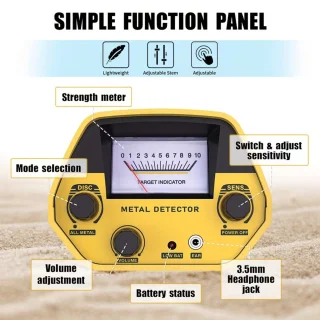 Draagbare Metaaldetector