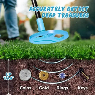 Draagbare metaaldetector voor kinderen