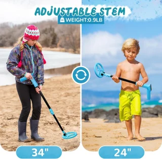 Draagbare metaaldetector voor kinderen