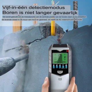 Dutchers 5-in-1 Elektronische Wandscanner met LCD-scherm