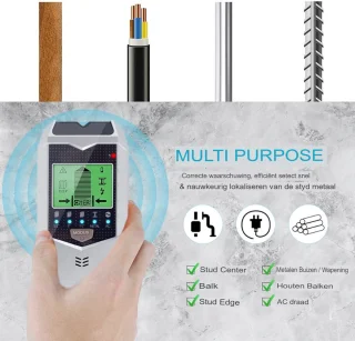 Dutchers 5-in-1 Elektronische Wandscanner met LCD-scherm