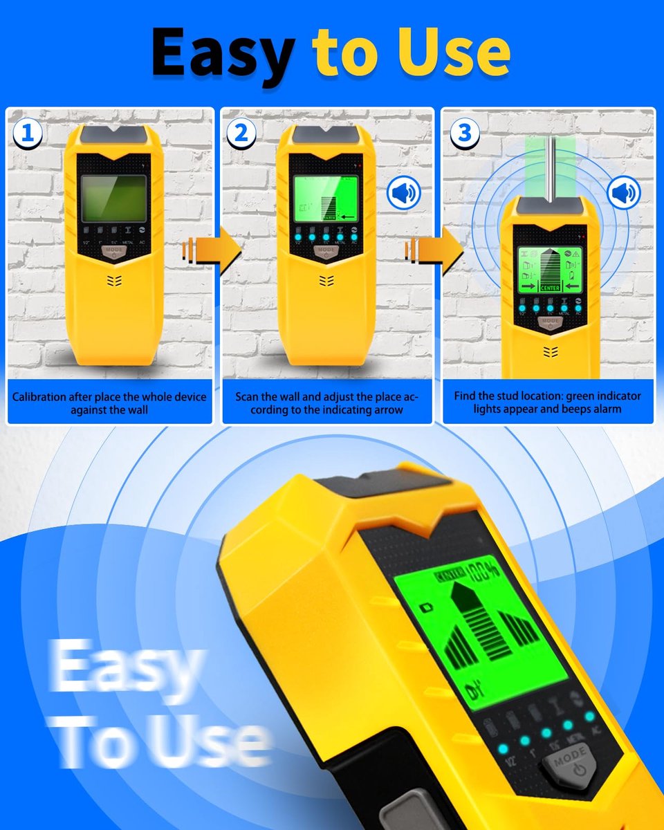 Wat vinden we goed aan de Dutchers® 5-in-1 Elektronische Wandscanner