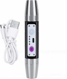 Edelsteen zaklamp, zwart