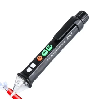 Elektrische testerpen spanningsdetector 16 cm zwart