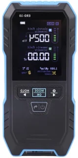 Elektromagnetische velddetector - EMF-meter - zwart