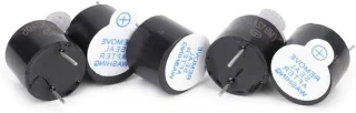 Elektromagnetische zoemer geluidsmodule - 10 stuks - zwart