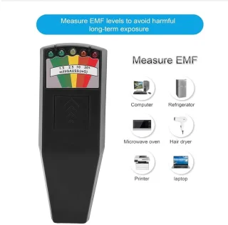 Emf detector kit - paranormale detector - 4 ballen 1 detector - zwart