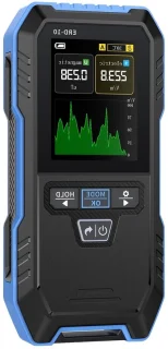 Emf meetinstrument stralingsdetector ef mf rf zwart
