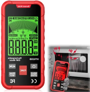 EMF-meetinstrument stralingsdetector meter zwart